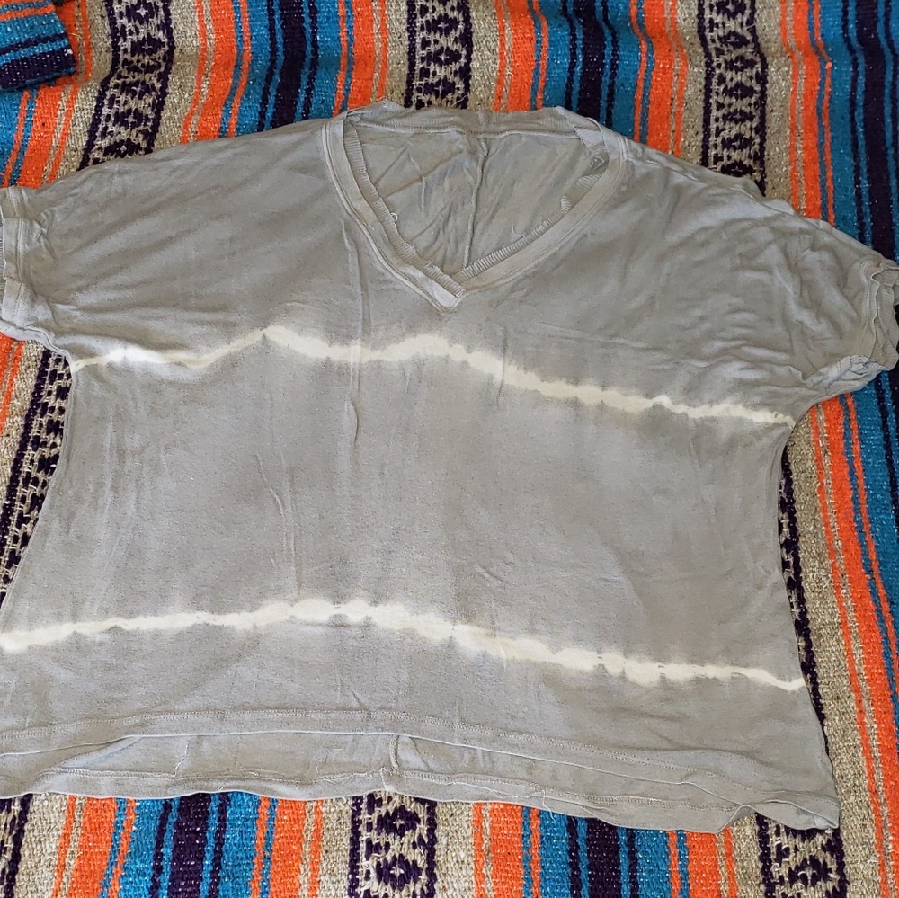 Don't Ask Why loose grey/purple tye dye